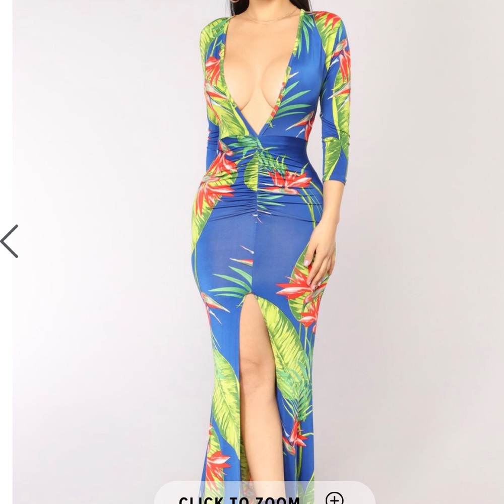 Fashion nova floral maxi dress